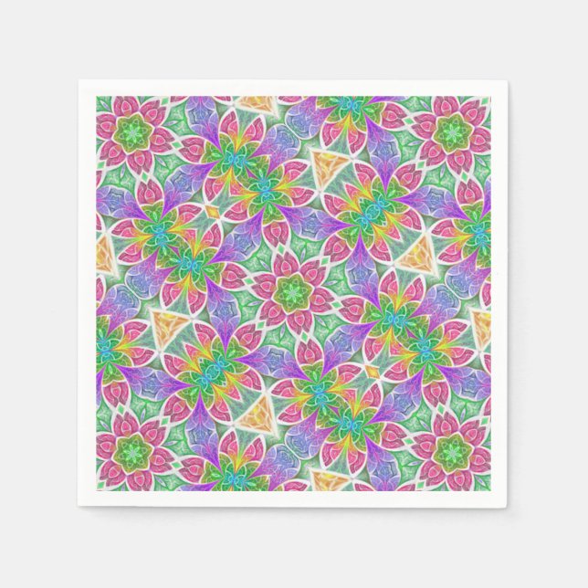 Flowery Haze Napkin (Front)