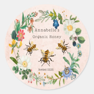 Flowery Honey Label Personalize