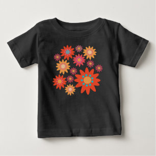 Flowery kit: Esportiva t-shirt for babies