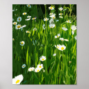 Flowery meadow poster