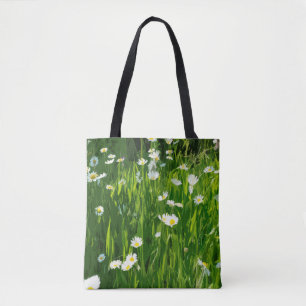 Flowery meadow tote bag