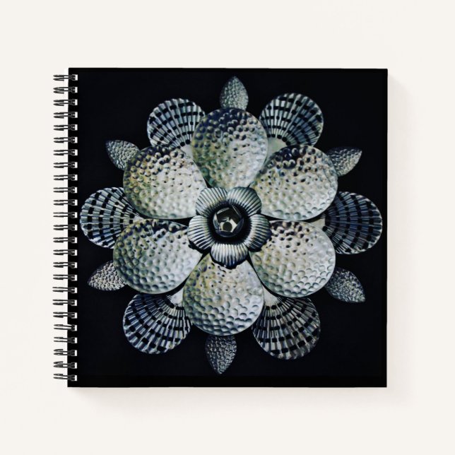 Flowery Metal Notebook (Front)