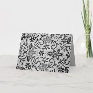 Flowery Oriental Rug Card