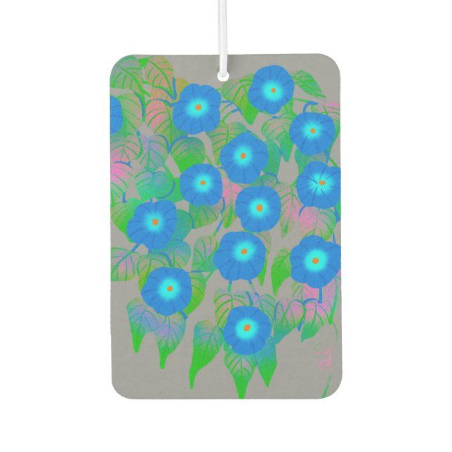 Flowery print for Spring and Summer Car Air Freshener (Front)
