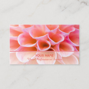 Flowery romance for gardeners and florists business card