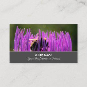 Flowery romance for gardeners and florists business card