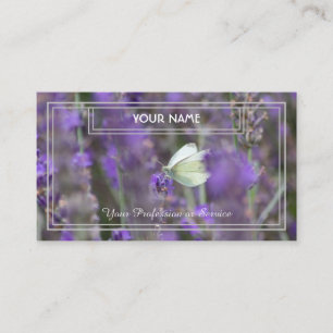 Flowery romance for gardeners and florists business card