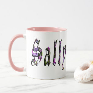 Flowery Sally Name, Mug