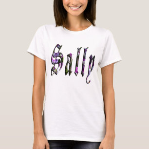Flowery Sally Name, T-Shirt
