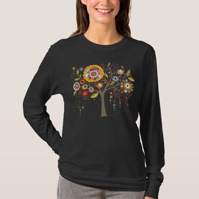 Flowery Tree T-Shirt (Front)