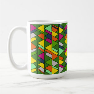 Flowery Triangles  Coffee Mug