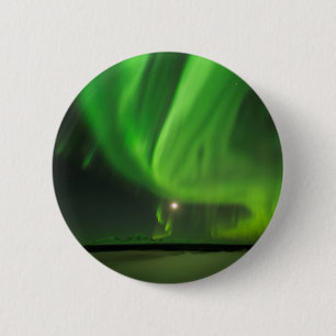 Flowing Aurora 6 Cm Round Badge