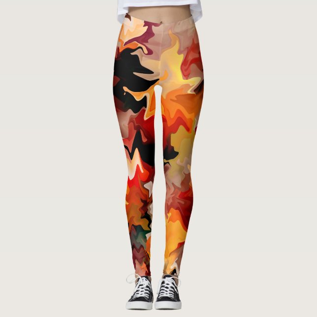 Flowing Autumn....... Leggings (Front)