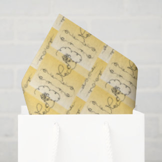 Flowing Beauty Goldenrod Tissue Paper