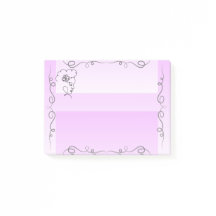 Flowing Beauty Lavender Sticky Notes