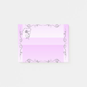 Flowing Beauty Lavender Sticky Notes