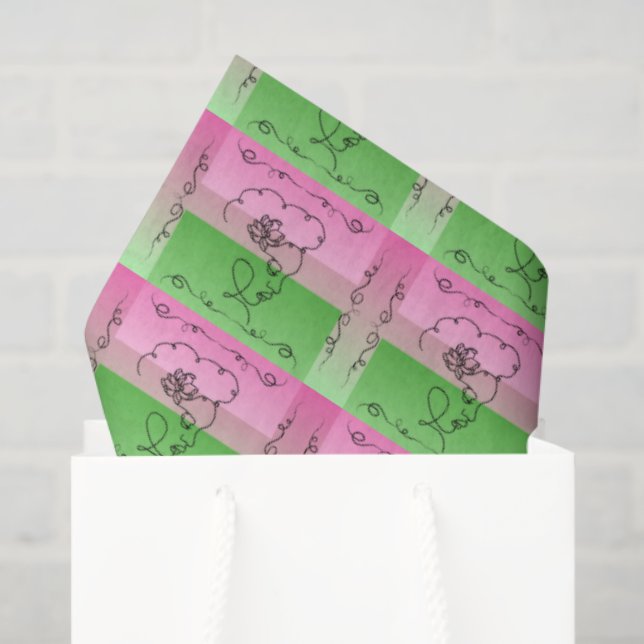 Flowing Beauty Roselle Tissue Paper (Gift Bag)