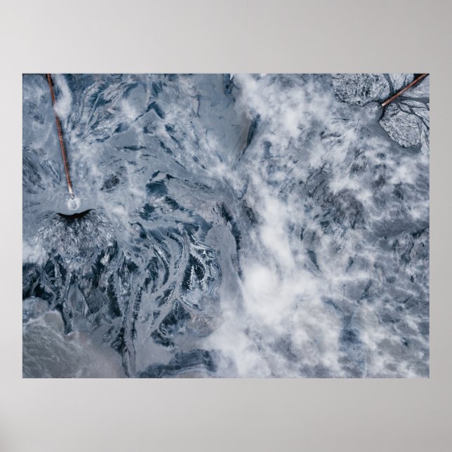 Flowing body of water poster (Front)