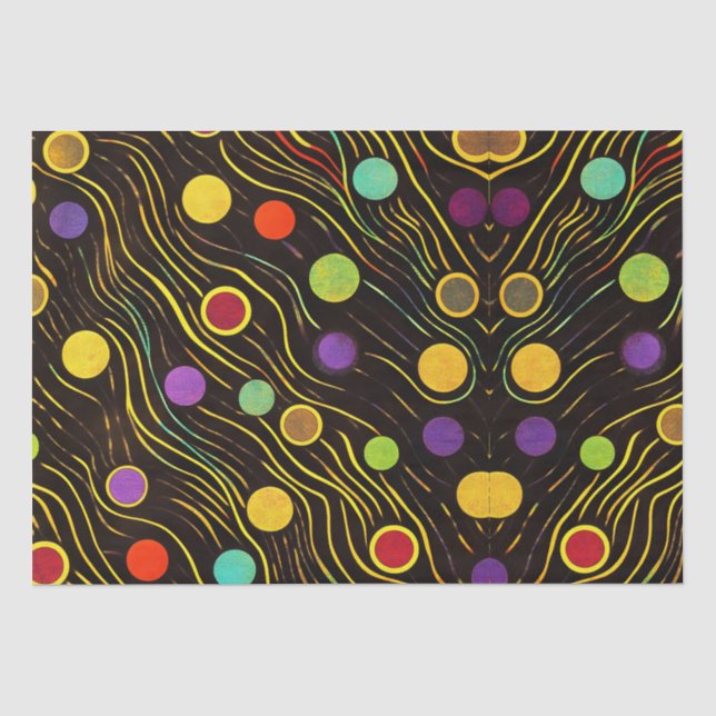 Flowing Bubbles and Waves 5 Tissue Paper (Front)
