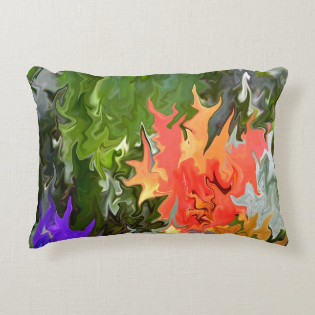 Flowing Fleurs.... Decorative Cushion (Front)