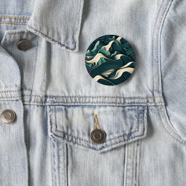 Flowing Harmony 6 Cm Round Badge (In Situ)