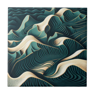 Flowing Harmony Ceramic Tile