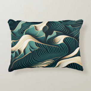 Flowing Harmony Decorative Cushion