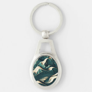 Flowing Harmony Key Ring