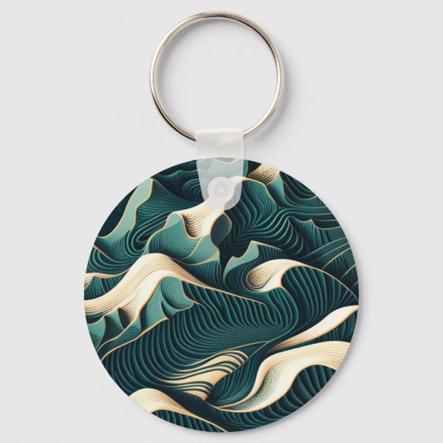 Flowing Harmony Key Ring (Front)