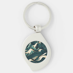 Flowing Harmony Key Ring