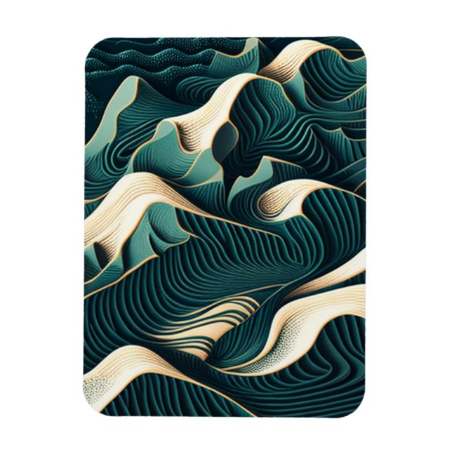 Flowing Harmony Magnet (Vertical)