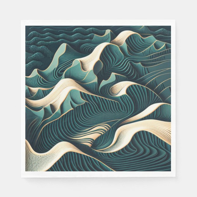 Flowing Harmony Napkin (Front)