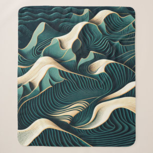 Flowing Harmony Sherpa Blanket
