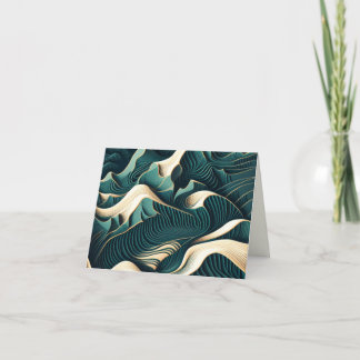 Flowing Harmony Thank You Card