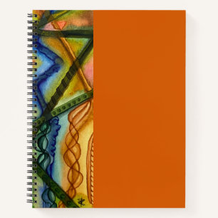 Flowing Lines Sketchbook Notebook