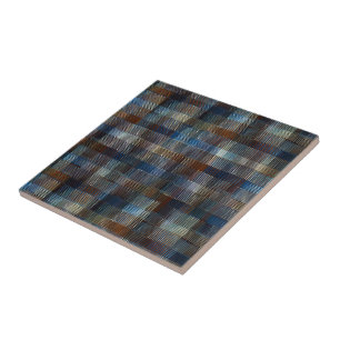 Flowing Metal Weave Ceramic Tile