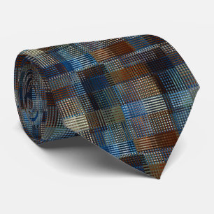 Flowing Metal Weave Tie
