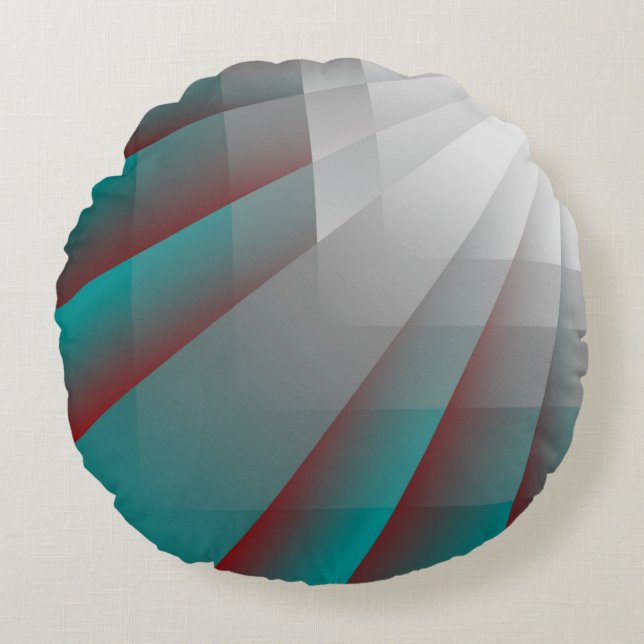 Flowing Rays Round Cushion (Front)