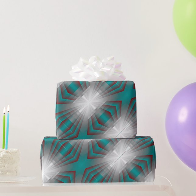 Flowing Rays Wrapping Paper (Party Gifts)