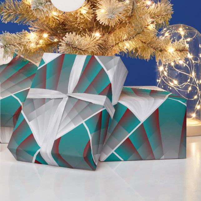 Flowing Rays Wrapping Paper (Holidays)