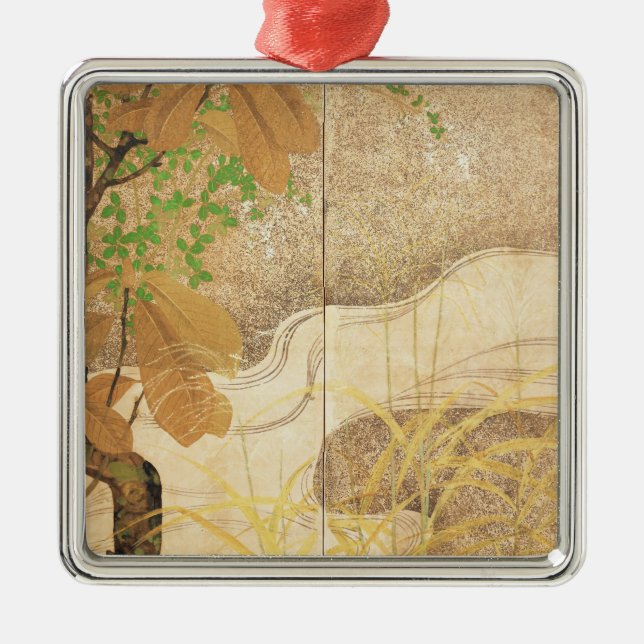 Flowing River Metal Ornament (Front)