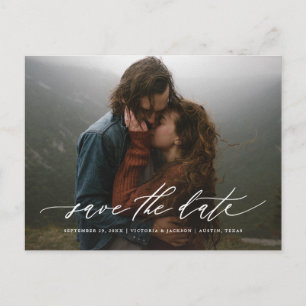 Flowing Save the Date Postcard