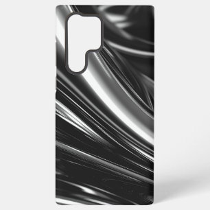 Flowing Silver Metal Samsung Galaxy Case