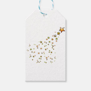 flowing star gift tags