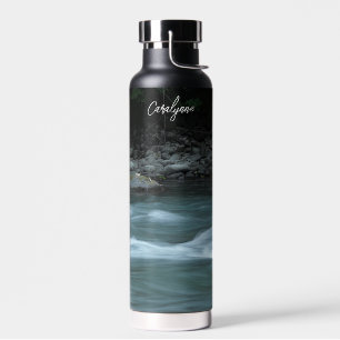 Flowing Water Nature Photo Personalised  Bottle