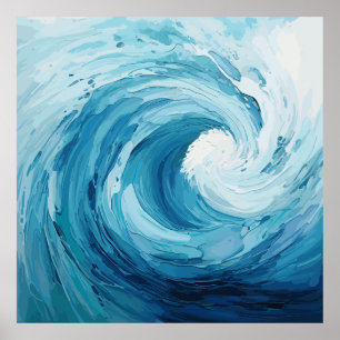 Flowing Water Poster