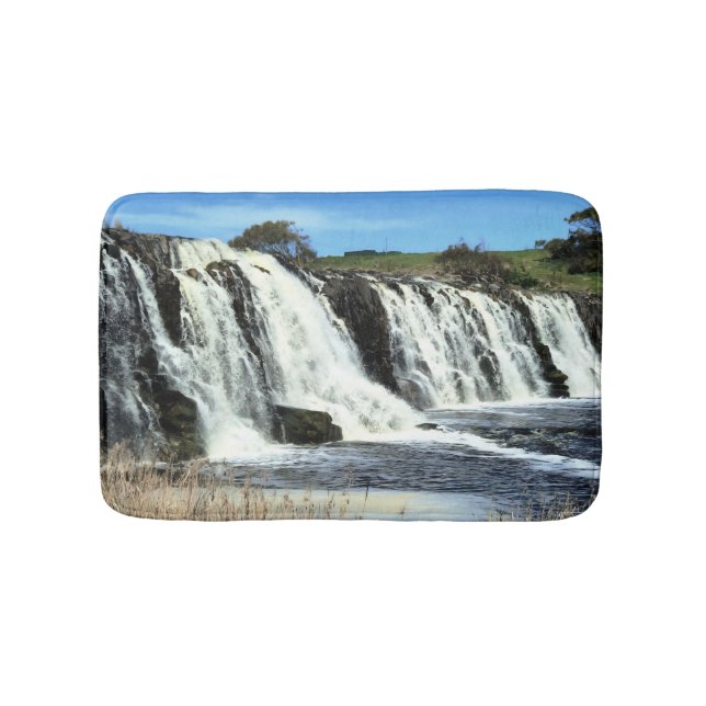 Flowing Waters of Hopkins Falls Bath Mat (Front)
