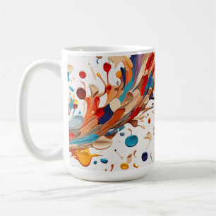 Flowing Waves of Colour Coffee Mug