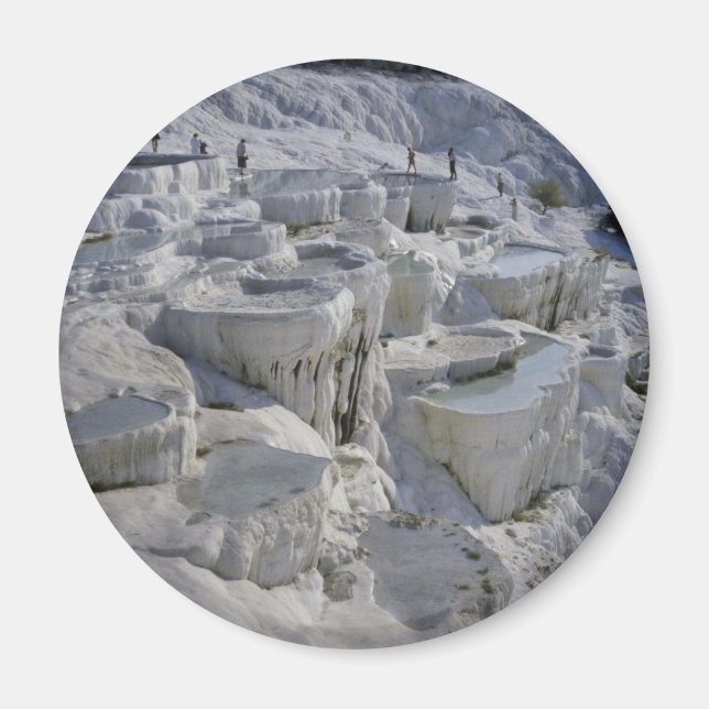 Flowing White Rocks Magnet (Front)