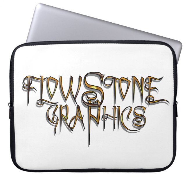 Flowstone Graphics Logo Laptop Sleeve (Front)